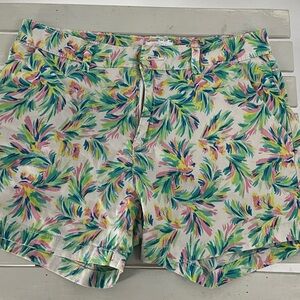 Floral Print Women’s Summer Shorts - White/Multi 8